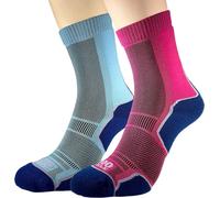 1000 Mile Unisex Twin Pack Trek Walking Socks