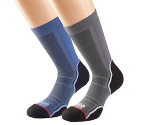 1000 Mile Unisex Twin Pack Trek Walking Socks