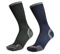 1000 Mile Walk Repreve Sock - Twin Pack: Charcoal/Navy: 12-14 Size: 12