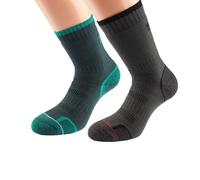 1000 Mile Walking Sock Twin Pack Male: Charcoal: L Size: L, Colour: Ch