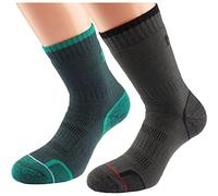 1000 Mile Unisex's 2275EM Socks, Emerald Charcoal, M