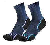 1000 Mile Womens 2266nlm Socks, Navy Lilac Kingfisher, M EU