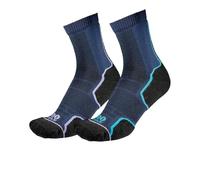 1000 Mile Womens 2266nlm Socks, Navy Lilac Kingfisher, M EU