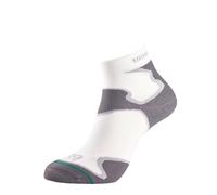 1000 Mile Women's Fusion Running Anklet Socks, White/Grey, Medium 6-8.5 UK