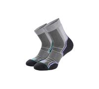 1000 Mile Womens Trail Sock - Twin Pack: Grey: M Size: M, Colour: Grey