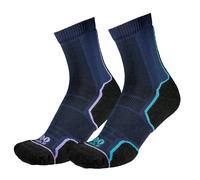 1000 Mile Womens 2266nls Socks, Navy, Teal, S EU