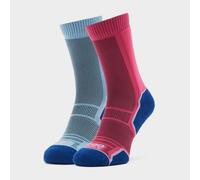 1000 MILE Women's Trek Sock 2 Pack, Multi Coloured S