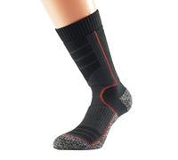 1000 Mile Women's Ultra Performance Walking Sock with Cupron-Black/Orange, Size 6-8.5, medium