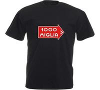 1000 Mille Miglia Car Enthusiast Men's T-Shirt Unisex Tee Top Black XL