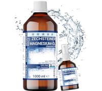 1000 ml Magnesium Oil + 100 ml Spray Premium Set | 100% Zechstein | For Skin Massage Sports & Muscle Relaxation | Spray Bottle Magnesium Oil