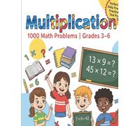 1000 Multiplication Math Problems: Daily Fact Fluency Drills (Grades 3-6 Bundle)