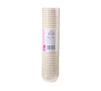 1000 Pack Caterpack Baking Cases Made from Food Grade Premium White Siliconised Greaseproof Paper, Base 45mm x Height 25mm