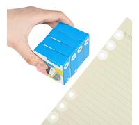 1000 Pack Hole Punch Reinforcement Stickers, Waterproof Self-Adhesive Ring Binder Hole Reinforcers for Loose-Leaf Paper, Perfect for Office, School, and Home Use