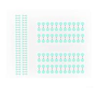 1000 Packs Mobile Phone Camera Protective Stickers, Dustproof Scratch Resistant Transparent ABS Film, For Rear Front Lens Repair And Cleaning Kit(1000 stickers)