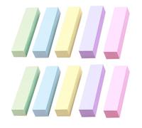 1000 Pastel Sticky Notes, Multicolour Removable Adhesive Mini Post It Notes Pastel in Blue, Pink, Green, Yellow, Purple for Book Annotation, Office, School & Planner Organising (75x20mm)