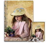 1000 Pc Adults Jigsaw Puzzle Artists Daughter Jigsaw Puzzles for Adults Perfect for Halloween Christmas Birthday Gift 1000 PCS(75x50cm)