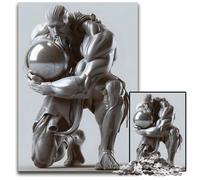 1000 Pc Adults Jigsaw Puzzle Atlas Titan Jigsaw Puzzles for Adults Perfect for Halloween Christmas Birthday Gift 1000 PCS(75x50cm)