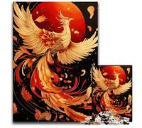 1000 Pc Adults Jigsaw Puzzle Phoenix Rising Jigsaw Puzzles for Adults Perfect for Halloween Christmas Birthday Gift 1000 PCS(38x26cm)