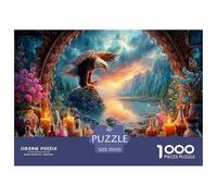 1000-Pc Puzzle with A Secret Compartment - A Novelty Jigsaw for Adults & Puzzle-Sleuthing Kids. Once Completed, Reveals A Small Hidden Space for A Special Keepsake.