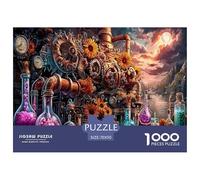 1000-Pc Puzzle with A Secret Compartment - A Novelty Jigsaw for Adults & Puzzle-Sleuthing Kids. Once Completed, Reveals A Small Hidden Space for A Special Keepsake.