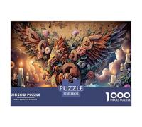 1000-Pc Puzzle with A Secret Compartment - A Novelty Jigsaw for Adults & Puzzle-Sleuthing Kids. Once Completed, Reveals A Small Hidden Space for A Special Keepsake.