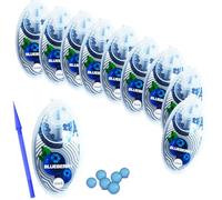 1000 pcs 10 Packs of 100 Menthol Cigarette Crushballs,Flavoured Crush Balls Capsules for Filter Tips Insertion, Click-On Beads(Blueberry)
