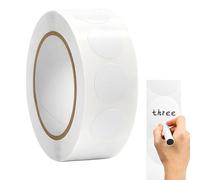1000 Pcs 13mm White Round Dot Stickers Adhesive Labels for Office Home