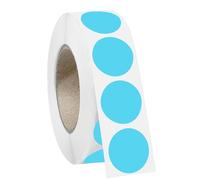 1000 PCS 3/4" Red Dot Stickers Round Circle Colored Coding Labels Garage Yard Sale Dot Stickers for Toddlers, Classroom，Office (Lightblue)