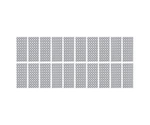 1000 Pcs 3D Scanning Marker, 6mm ID 10mm OD High Reflection 3D Tracking Dot, Reference Point Marker with Strong Adhesion for 3D Scanner Motion Capture and Metrology