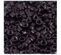 1000 Pcs 5mm Micro Ring Micro Beads Linkies For I Tip And Bonded Hair Extensions (Black)