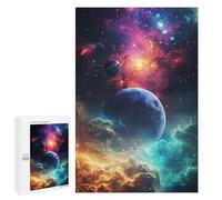 1000 PCS Adult Pieces Jigsaw Puzzle Cosmic Nebula Galaxy-6 Puzzle For Teenagers Difficult Hard Every Piece Is Unique - Challenging Family Fun Game 1000 PCS