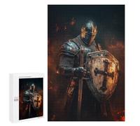 1000 PCS Adult Pieces Jigsaw Puzzle Medieval Knight Armor Set -6 Jigsaw Puzzles for Teenagers Hand Speed Race Difficult And Challenge Christmas Birthday Gifts 1000 PCS