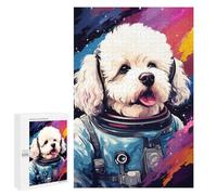 1000 PCS Adult Pieces Jigsaw Puzzle Space Pooch Adventure -1 Jigsaw Puzzles for Teenagers Hand Speed Race Difficult And Challenge Christmas Birthday Gifts 1000 PCS