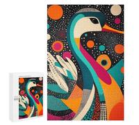 1000 PCS Adult Puzzles Abstract Goose in Space Puzzles for Adults Brain Teaser Game But Fun And Humorous Gifts for Friends And Family 1000 PCS