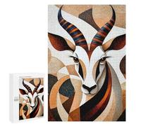 1000 PCS Adult Puzzles African Antelope Puzzles for Adults Brain Teaser Game But Fun And Humorous Gifts for Friends And Family 1000 PCS