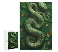 1000 PCS Adult Puzzles Amazon Jungle Snake Artwork Jigsaw for Teenagerss Enhance Memory Difficult And Challenge for Is Ideal As A Gift 1000 PCS