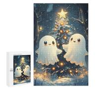 1000 PCS Adult Puzzles Christmas Ghosts Puzzles for Adults Brain Teaser Game But Fun And Humorous Gifts for Friends And Family 1000 PCS