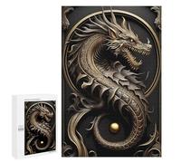 1000 PCS Adult Puzzles Dragon Protector Art Deco Jigsaw for Teenagerss Enhance Memory Difficult And Challenge for Is Ideal As A Gift 1000 PCS