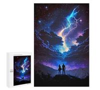 1000 PCS Adult Puzzles Galactic Lightning Strike Puzzles for Adults Brain Teaser Game But Fun And Humorous Gifts for Friends And Family 1000 PCS