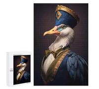 1000 PCS Adult Puzzles Goose in Formal Attire Puzzles for Adults Brain Teaser Game But Fun And Humorous Gifts for Friends And Family 1000 PCS