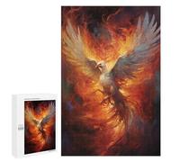 1000 PCS Adult Puzzles Mystical Phoenix Bird Puzzles for Adults Brain Teaser Game But Fun And Humorous Gifts for Friends And Family 1000 PCS