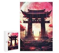 1000 PCS Adult Puzzles Paint Japanese Tori Gate Jigsaw for Teenagerss Enhance Memory Difficult And Challenge for Is Ideal As A Gift 1000 PCS