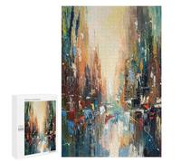 1000 PCS Adult Puzzles Some Busy Street Jigsaw for Teenagerss Enhance Memory Difficult And Challenge for Is Ideal As A Gift 1000 PCS