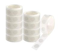 1000 pcs Balloon Glue Dots, Double Sided Adhesive Dots Stickers Glue Points, Removable Balloon Sticky Dots Tape for Wedding Christmas Birthday Party Decorations DIY Scrapbooking Craft (10 Rolls) (A)