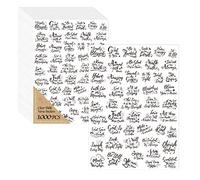 1000 PCS Bible Verse Stickers, Clear Inspirational Pray Stickers Encouraging Scripture Decals Jesus Christian Religious Faith Labels for Scrapbooks Bottles Computer Planner Diary Album Kids Adults