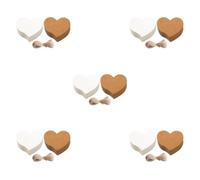 1000 Pcs Blank Heart Shaped Paper Gift Tags with String