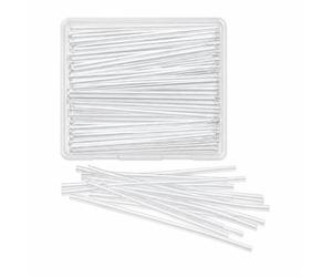 1000 Pcs Clear Twist Ties, 4 Inch Metal Wire Twists Tie | PET-Coated Iron Wire Ties for Sealing Bags, Organising Cables, Gift Wrapping, Crafts and Light Plant Support
