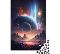 1000 Pcs Fantasy_Spectrum_Of_Galaxy Jigsaw Puzzle Adult Creative Rectangular Puzzle Paper Puzzle Funny Educational Toy 1000pcs (38x26cm)