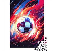 1000 Pcs Football Jigsaw Puzzle Adult Creative Rectangular Puzzle Paper Puzzle Funny Educational Toy 1000pcs (38x26cm)