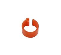 1000 Pcs Inner Diameter 8mm Height 7mm Birds Feet Rings Pigeon Dove Foot Identification Ring Farm Animal Carriers 10 Colors(Red)